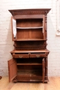 Renaissance style Cabinet in Oak, Belgium 19th century