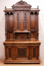 Renaissance style Cabinet in Walnut, France 19th century