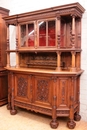 Renaissance style Cabinet in Walnut, France 19th century