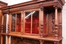 Renaissance style Cabinet in Walnut, France 19th century