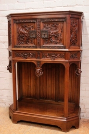 Renaissance Cabinet/credenza in walnut