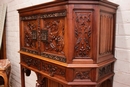 Renaissance style Cabinet in Walnut, France 19th century