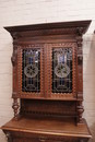 Renaissance style Cabinets in Oak, Belgium 1900