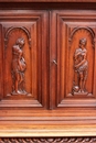 Renaissance style Cabinet/secretary in Walnut, France 19th century