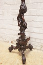 Renaissance style Candle stick in Walnut, France 19th century