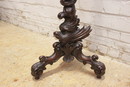 Renaissance style Candle stick in Walnut, France 19th century