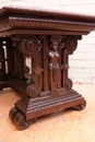 Renaissance style Center table in Walnut, France 19th century