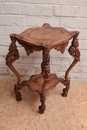 Renaissance style Center table in Walnut, France 19th century