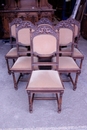 Renaissance style Chairs in Walnut, France 1900