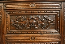 Renaissance style Chest of drawers in Beechwood, France 19th century