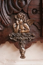 Renaissance style Coat rack in Oak, Belgium 19th century