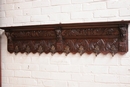 Renaissance style Coat rack in Oak, Belgium 19th century