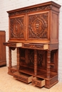 Renaissance style Credenza in Walnut, France 19th century