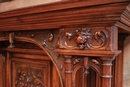Renaissance style Credenza in Walnut, France 19th century