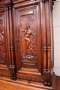 Renaissance style Cabinet in Walnut, France 19th century