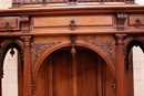 Renaissance style Cabinet in Walnut, France 19th century