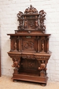 Renaissance style Credenza in Walnut, France 19th century