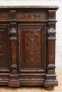 Renaissance style Desk in Oak, France 19th century