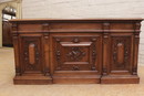 Renaissance style Desk in Walnut, France 19th century