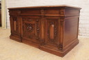 Renaissance style Desk in Walnut, France 19th century