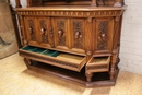 Renaissance style Dinning set in walnut, france 19th century