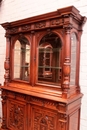 Renaissance style Display cabinet in Walnut, France 19th century