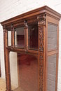 Renaissance style Display cabinet in Walnut, France 1900