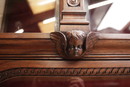 Renaissance style Display cabinet in Walnut, France 1900