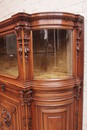 Renaissance style Display cabinet in Walnut, France 19th century