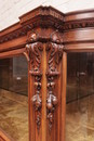 Renaissance style Display cabinet in Walnut, France 19th century