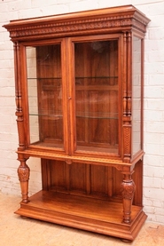 Renaissance Display cabinet walnut