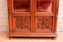 Renaissance style Display cabinet in Walnut, France 19th century