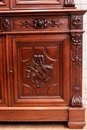 Renaissance style Bookcase in Oak, France 19th century