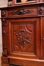 Renaissance style Bookcase in Oak, France 19th century