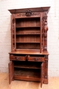 Renaissance style Bookcase in Oak, France 19th century