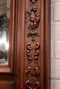 Renaissance style Fire mantel in Walnut, France 19th century