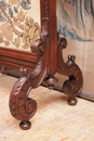 Renaissance style Fire screen in Walnut, France 19th century