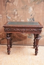 Renaissance style Game table in Oak, France 19th century