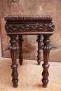 Renaissance style Game table in Oak, France 19th century