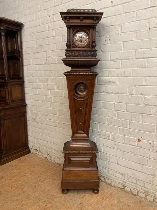 Renaissance grandfathers clock in oak