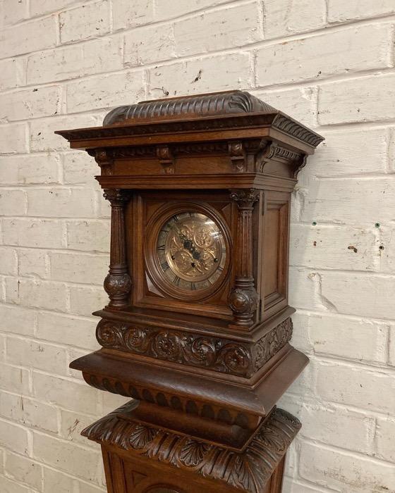 Renaissance grandfathers clock in oak