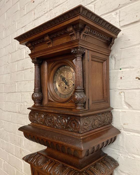 Renaissance grandfathers clock in oak