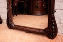 Renaissance style Mirror in Oak, France 19th century