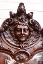 Renaissance style Mirror in Walnut, France 19th century