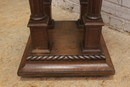 Renaissance style Pedestal in Walnut, France 19th century