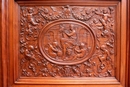 Renaissance style Secretary desk in Walnut, France 19th century