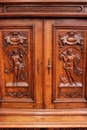 Renaissance style Secretay desk/cabinet in Walnut, France 19th century