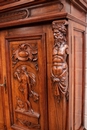 Renaissance style Secretay desk/cabinet in Walnut, France 19th century