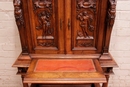 Renaissance style Secretay desk/cabinet in Walnut, France 19th century