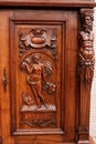 Renaissance style Secretay desk/cabinet in Walnut, France 19th century